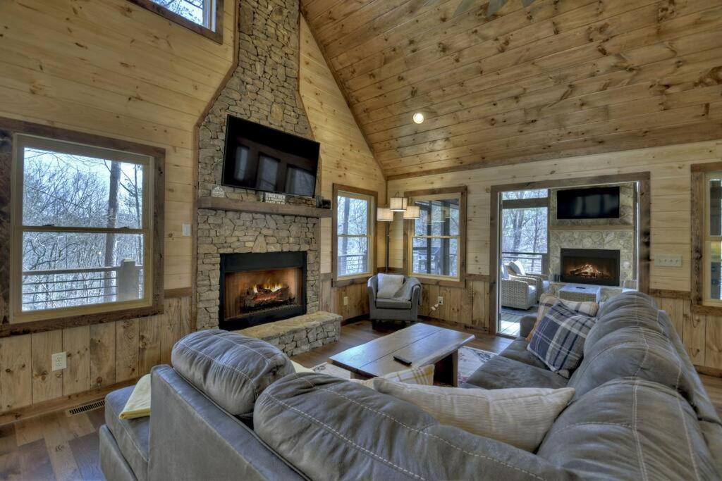 Rosewood Retreat - Hot Tub Fire Pit Pool Table Villa Blue Ridge Luaran gambar