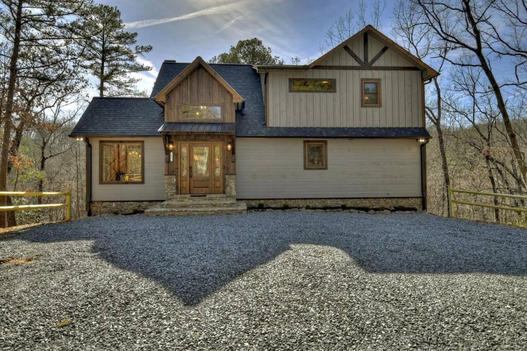 Rosewood Retreat - Hot Tub Fire Pit Pool Table Villa Blue Ridge Luaran gambar